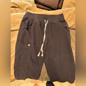 Figs pants black straight leg